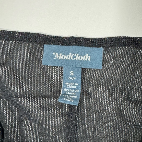New ModCloth Promised You Heaven Mesh Midi Dress Sparkle - Picture 6 of 8